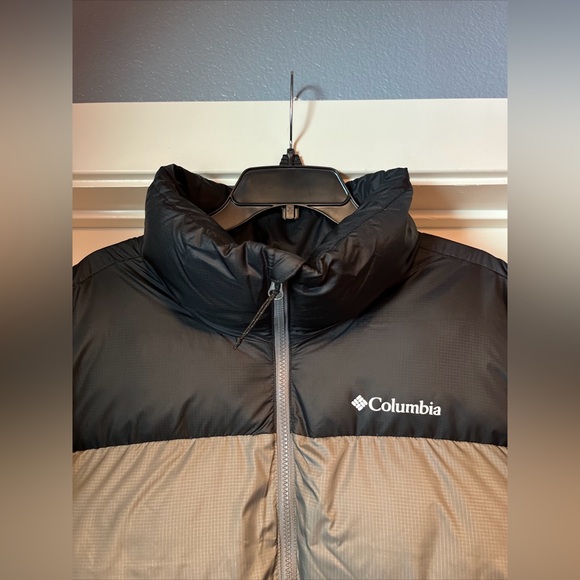 Columbia Puffect II Jacket Mens Large Gray Black Puffer Insulated New Tags - Picture 10 of 15